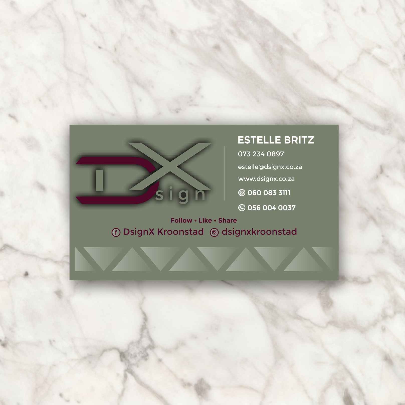 Business Card Single Sided