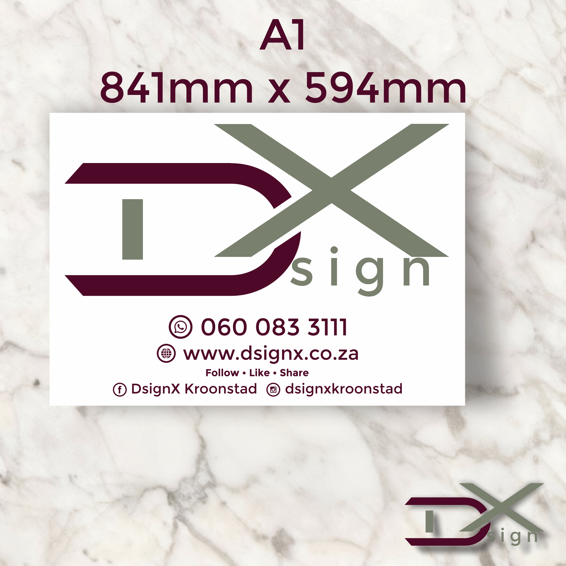 Chromadek Sign A1 incl Print