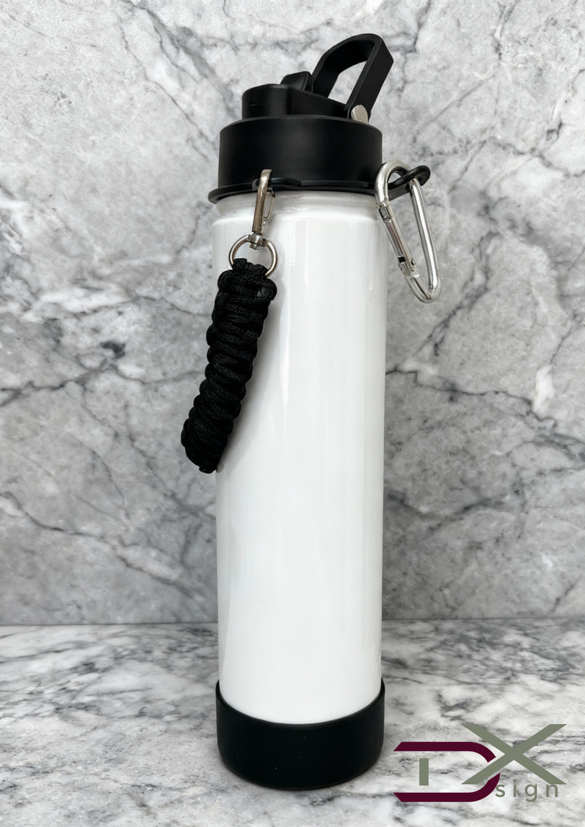 Water Bottle S/Steel with Rope