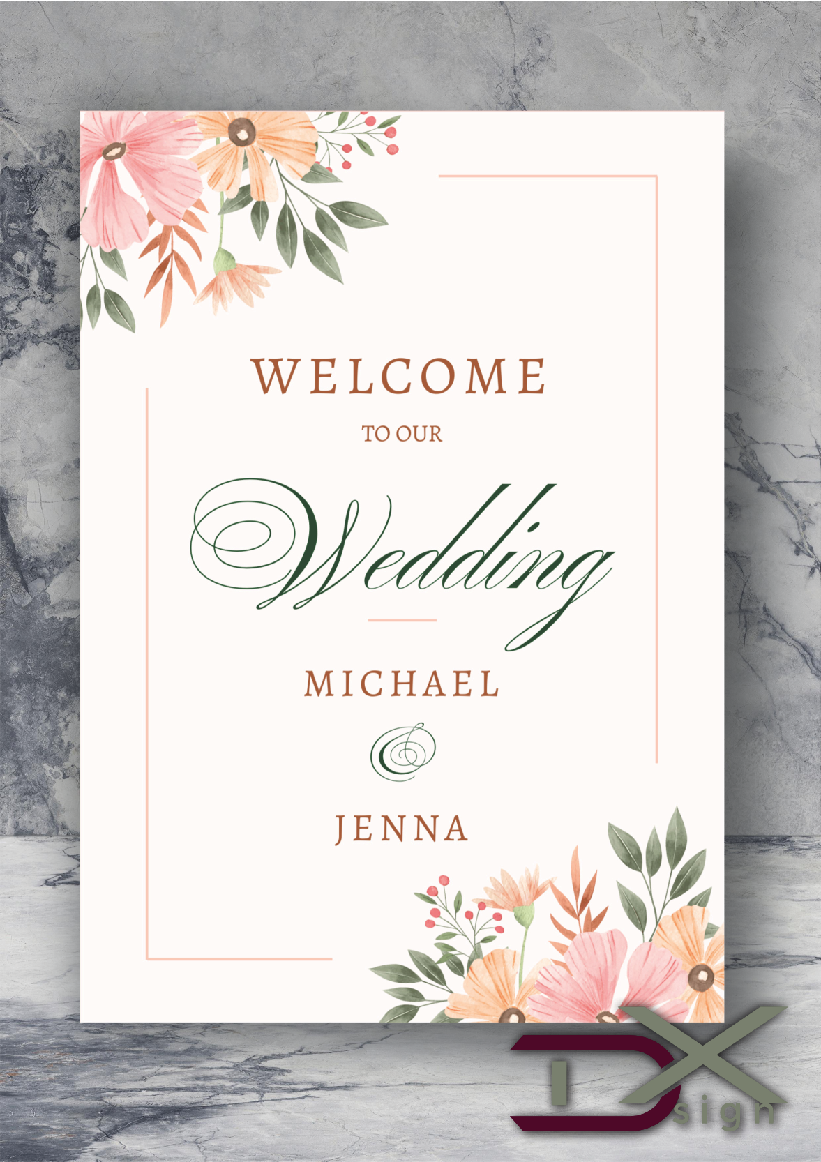 Wedding Welcome Sign A2
